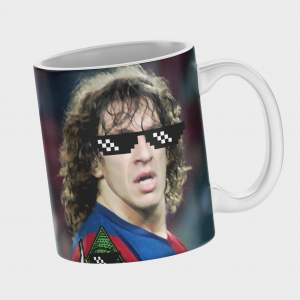 Taza "Carles Puyol: La Fuerza del Barça"