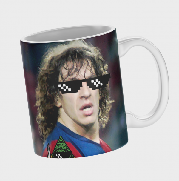 Taza "Carles Puyol: La Fuerza del Barça"